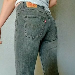 Levi's 550 black/grey denim jeans